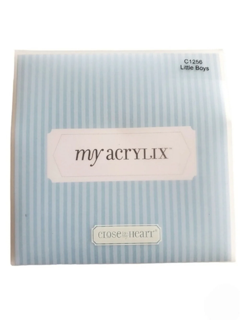 Close To My Heart My Acrylix C1256 Little Boys Rubber Stamp Set